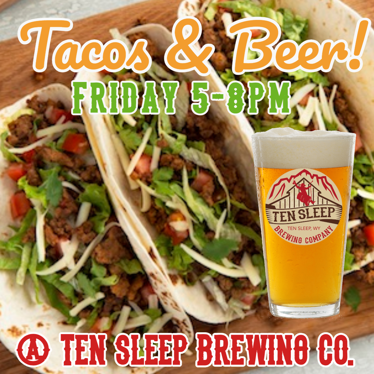 Friday Night Tacos in the Taproom!